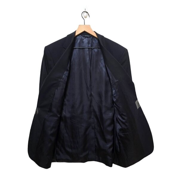 Brooks Brothers Brooksease Black Single Breasted Wool Blazer Sz 40R - Picture 5 of 11